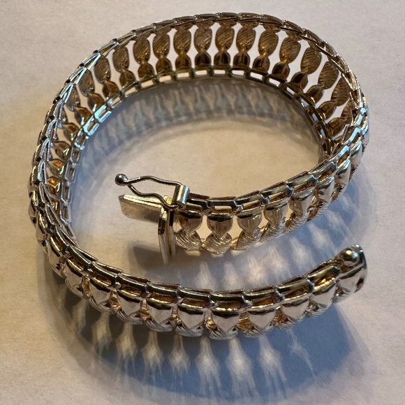 Vintage Sterling Silver Bracelet Artisan Made in Italy 7 1/8” length - Picture 1 of 14